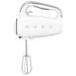 SMEG 6-Speed 50"s Retro Style Hand Mixer in White, , large