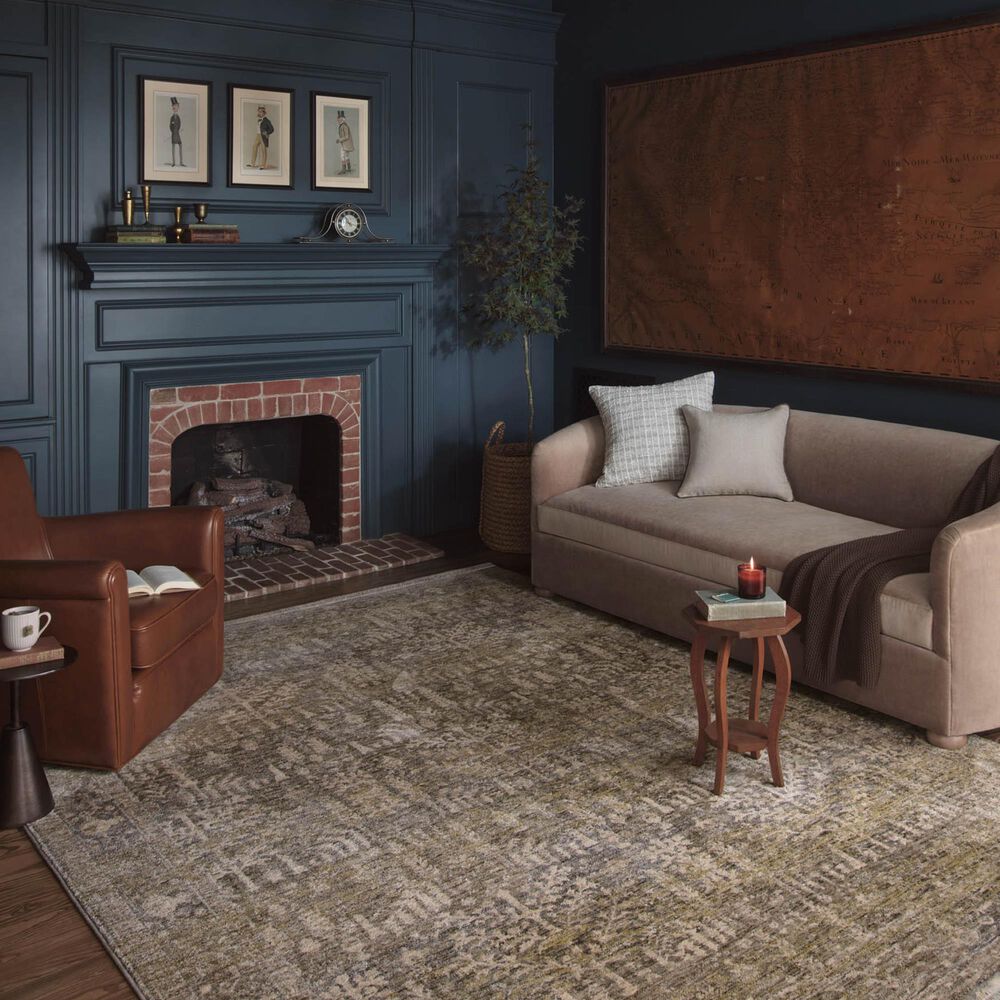 Magnolia Home Junie 7&#39;10&quot; x 10&#39;2&quot; Moss and Natural Area Rug, , large