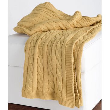 Rizzy Home 50" x 60" Throw in Yellow, , large