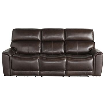 Sienna Designs Power Reclining Sofa with Power Headrest in Black Oak, , large