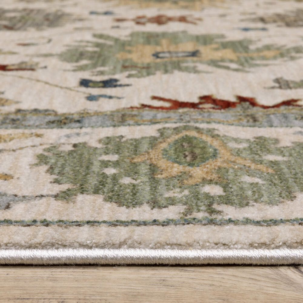 Oriental Weavers Eliana Ivory and Multicolor 3&#39;3&quot; x 5&#39; Area Rug, , large