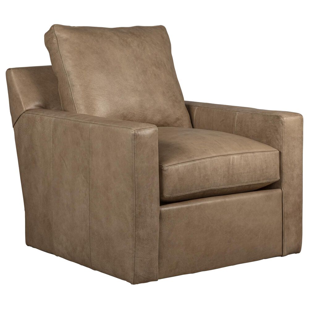 Massoud Manufacturing Custom Choice Swivel Chair in Domain Sand, , large