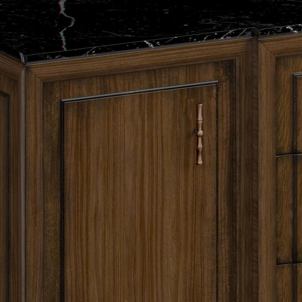 Vantage Eave Credenza in Hazelnut and Black, , large