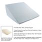 Timberlake Lavish Home High Wedge Memory Foam Pillow in Blue, , large