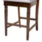 Baxton Studio Oscar Counter Pub Chair in Walnut Brown (Set of 2), , large