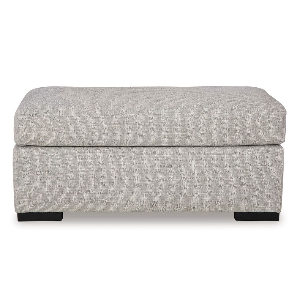 Ashley Evansley Ottoman in Pewter, , large