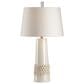 Wildwood Tivoli Ceramic Table Lamp in Aged Cream Glaze, , large