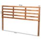 Baxton Studio Akemi King Slat Headboard in Ash Walnut, , large