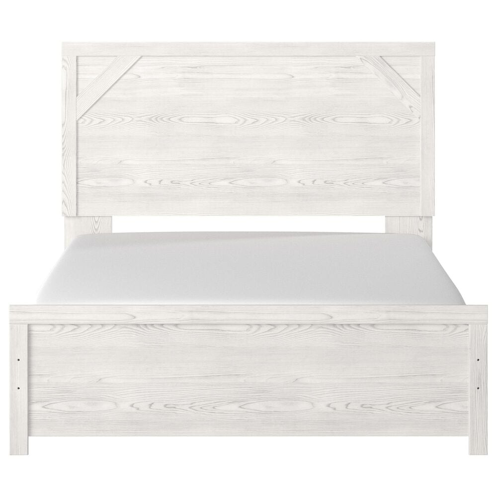 Ashley Gerridan 4-Piece Queen Bedroom Set in White and Gray, , large