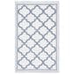 Safavieh Bermuda 4" x 6" Ivory and Charcoal Indoor/Outdoor Area Performance Rug, , large