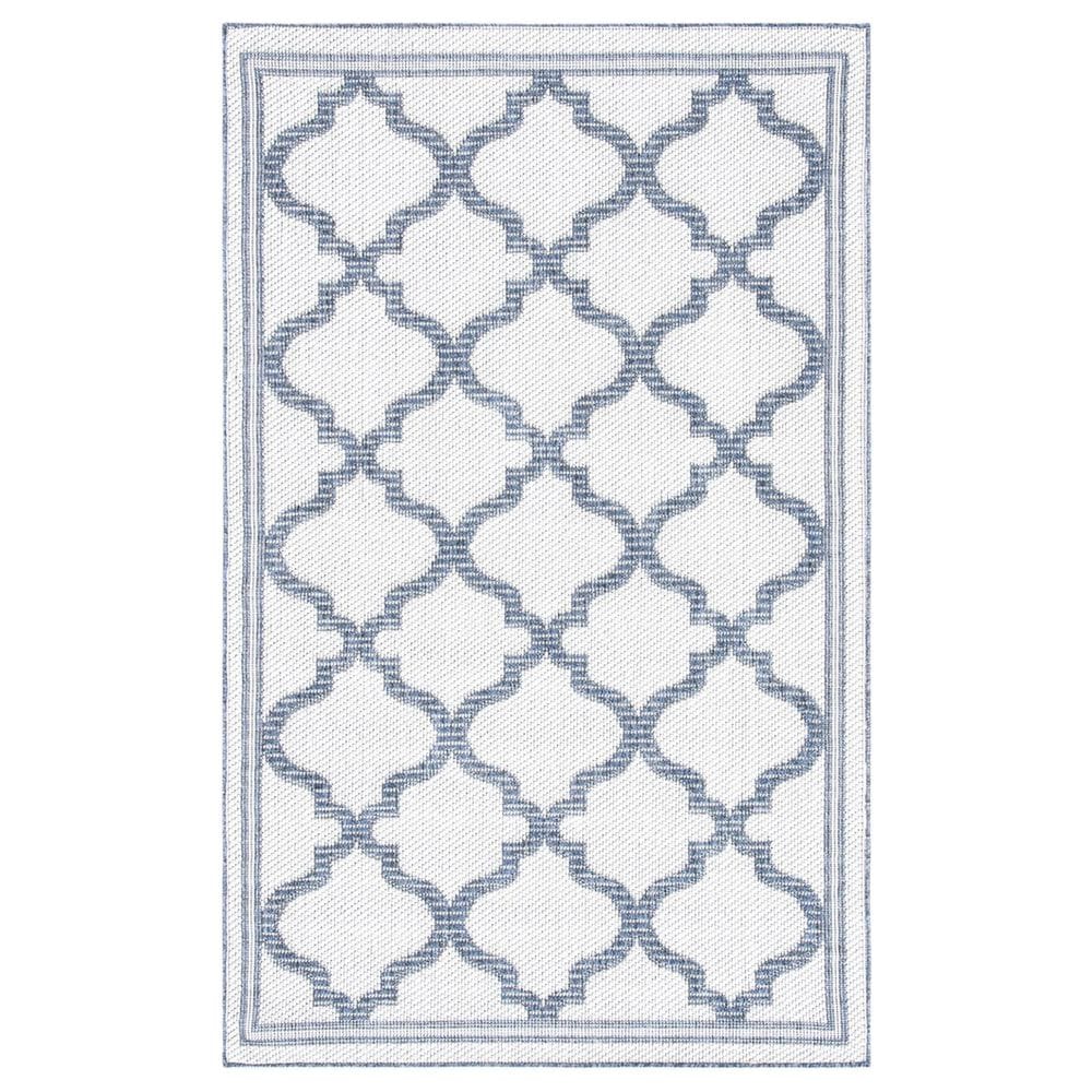 Safavieh Bermuda 4" x 6" Ivory and Charcoal Indoor/Outdoor Area Performance Rug, , large