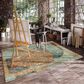 Dalyn Rug Company Boca BO11 Teal 5" x 7"6" Area Rug, , large