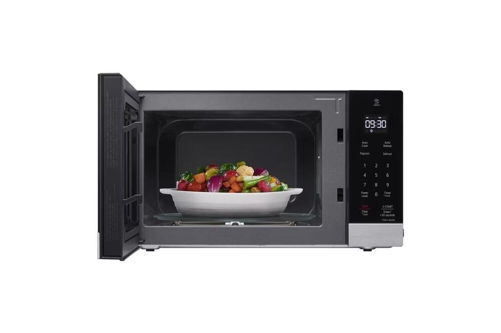 LG 0.9 Cu. Ft. NeoChef Countertop Microwave with Smart Inverter in Stainless Steel, , large