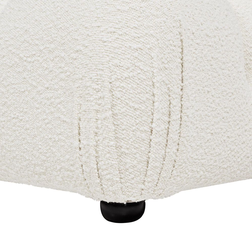 Jennifer Taylor Home Marcel Cocktail Ottoman in Ivory White, , large