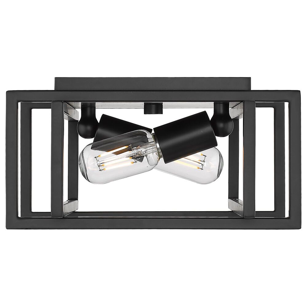 Golden Lighting Tribeca Flush Mount in Matte Black, , large