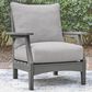 Ashley Cove Beach Outdoor Lounge Chair with Cushion in Gray, , large