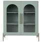 Ashley Adwen Accent Cabinet in Light Green and Gold, , large