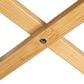 Household Essentials 4-Tier Folding Shoe Rack in Natural, , large