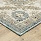 Oriental Weavers Andorra 10" x 13"2" Blue and Ivory Area Rug, , large