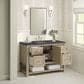 James Martin Vanities Breckenridge 48" Single Vanity in Whitewashed Oak with 3 cm Charcoal Soapstone Quartz Top, , large