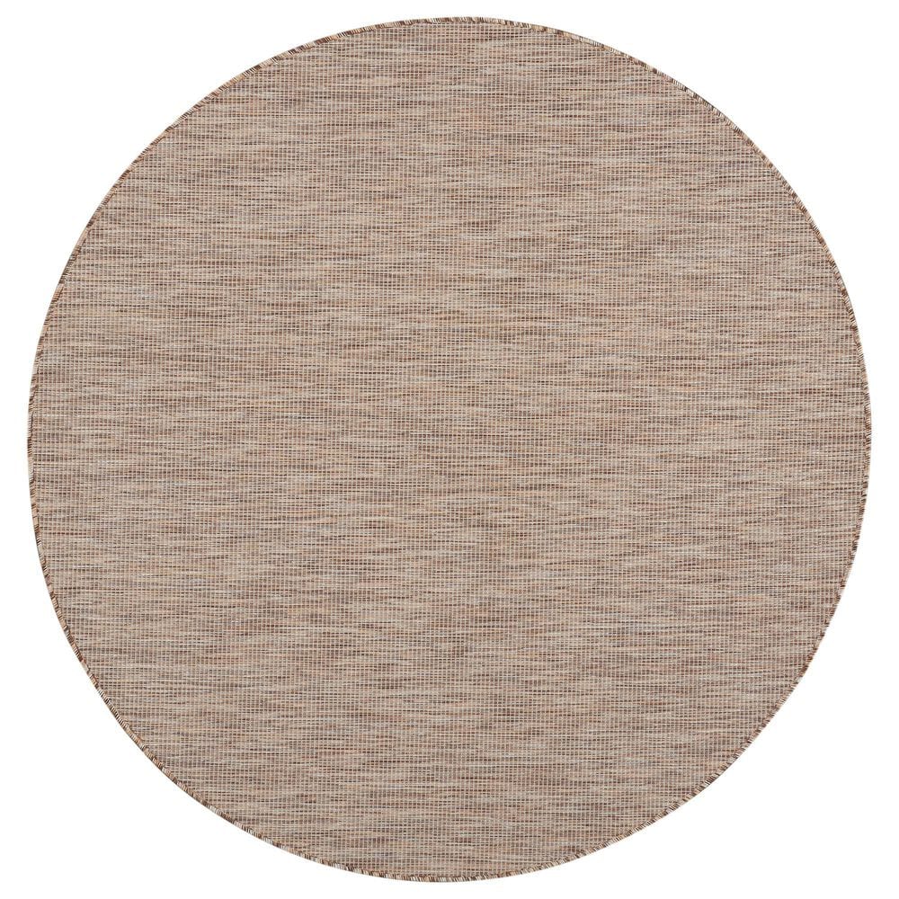 Nourison Positano 6&#39; Round Beige Indoor/Outdoor Area Rug, , large