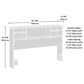 Sauder River Ranch Full/Queen Headboard in Grand Walnut, , large