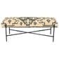 L.R. Home Barkley 48" Bench with Cream Cushion in Black, , large
