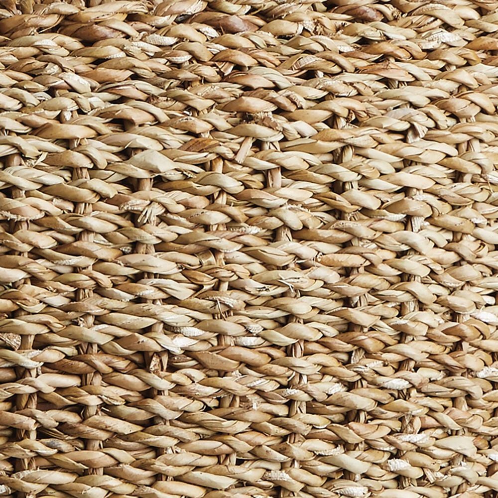 Napa Home and Garden Seagrass Square Ottoman in Natural, , large