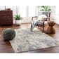 Surya Dresden Taupe, Off-White, Deep Teal, Dusty Sage, Ink Blue, Mustard and Light Gray 12" x 15" Area Rug, , large