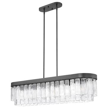 Golden Lighting Ciara 6-Light Linear Pendant in Matte Black, , large