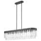 Golden Lighting Ciara 6-Light Linear Pendant in Matte Black, , large