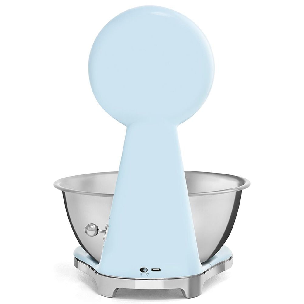 SMEG 50&#39;s Retro Style Kitchen Scale in Pastel Blue and Chrome, , large