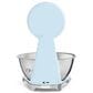 SMEG 50"s Retro Style Kitchen Scale in Pastel Blue and Chrome, , large