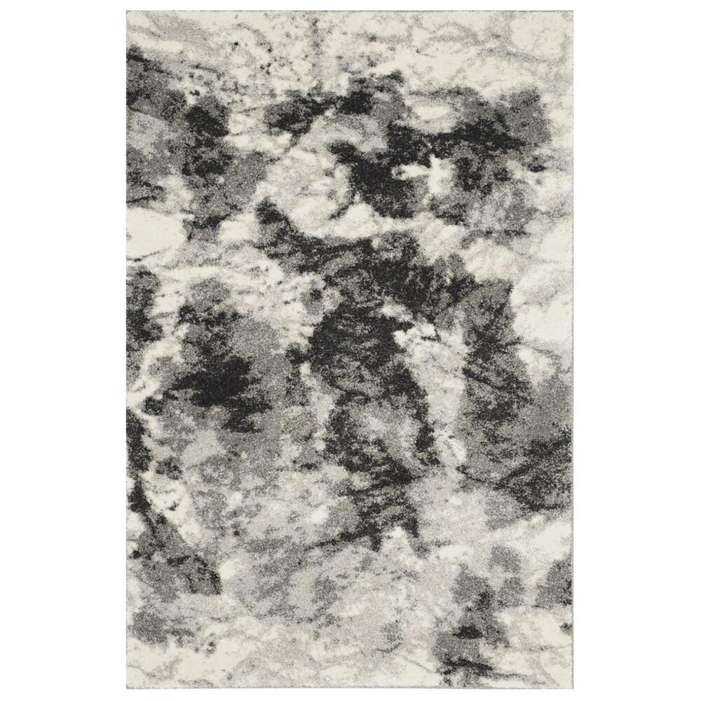 Safavieh Retro RET2141-1180 3" x 5" Cream and Grey Area Rug, , large