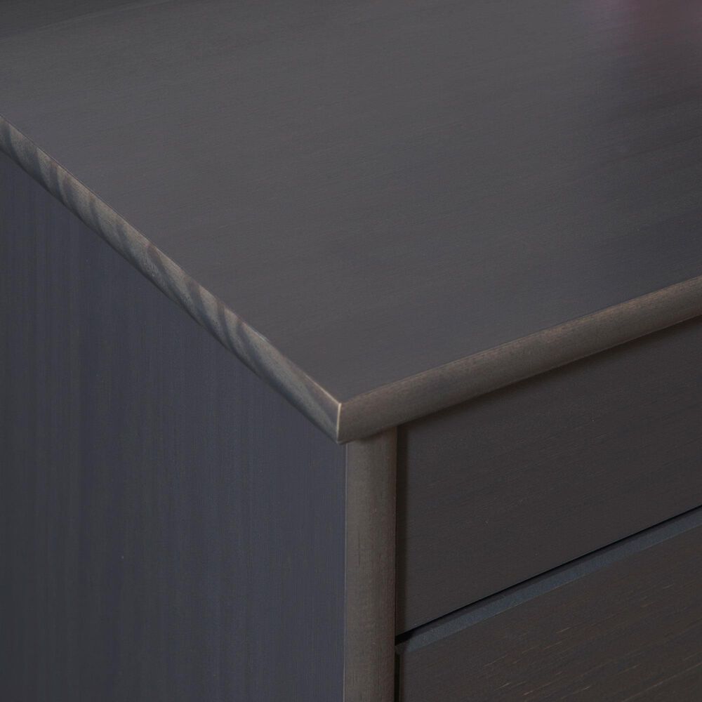 Linon Home Decor Cary 8-Drawer Rolling Cart in Grey, , large