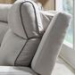 Ashley Social Pointe 6-Piece Power Reversible Reclining Sectional in Pearl and Ash, , large