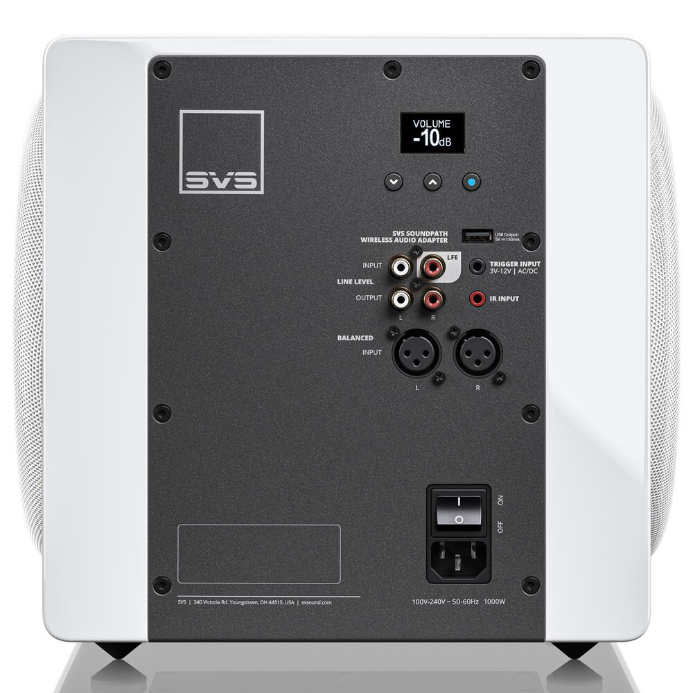 SVS 3000 Micro R Evolution Subwoofer in Piano Gloss White, , large