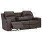 Ashley Lavenhorne 3-Piece Manual Reclining Living Room Set in Umber, , large