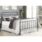 Pacific Landing Livingston Metal King Bed in Dark Bronze, , large