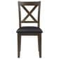 Homelegance Hazel 5-Piece Square Dining Set in Charcoal Brown, , large
