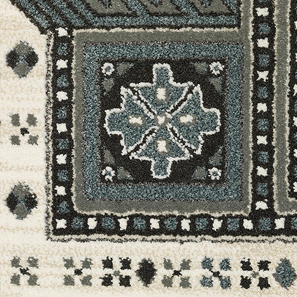 Oriental Weavers Raylan RAY01 9&#39;10&quot; x 12&#39;10&quot; Grey Area Rug, , large