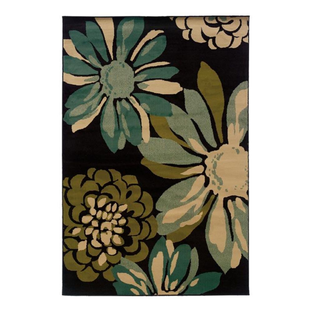 Oriental Weavers Emerson 2819A 1'10" x 3'3" Teal Scatter Rug, , large