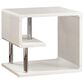 Furniture of America Appel 2-Piece Occasional Table Set in White and Chrome, , large