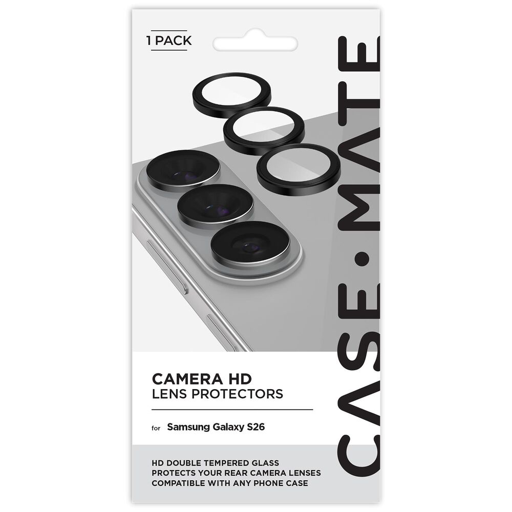 Case-Mate Aluminum Ring Lens Protector for Samsung Galaxy S26 in Black, , large