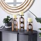 Maple and Jade Contemporary Candle Holder in Gold (Set of 3), , large