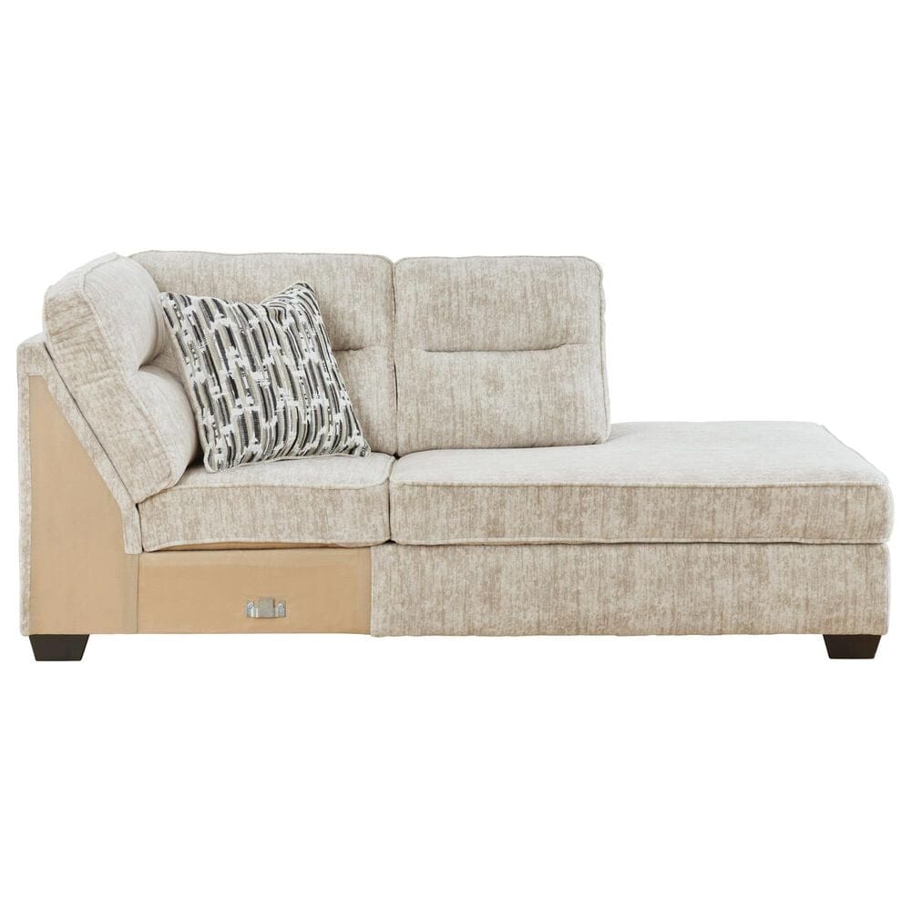 Ashley Lonoke 2-Piece Right Facing Sectional with Chaise in Parchment, , large