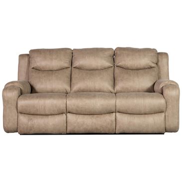 Southern Motion Marvel Manual Reclining Sofa in Vintage Brown, , large