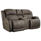 HomeStretch Denali 2-Piece Reclining Living Room Set in Grey, , large