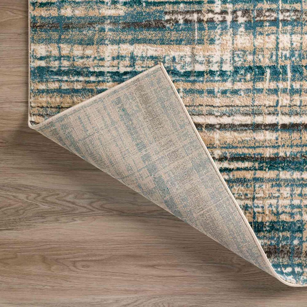 Dalyn Rug Company Karma KM8 5&#39;1&quot; x 7&#39;5&quot; Blue Area Rug, , large