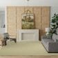 Nourison Courtyard Ivory and Green 8" x 10" Indoor/Outdoor Area Rug, , large